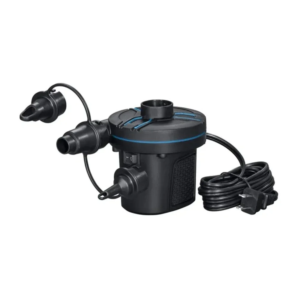 Bestway‎ PowerTouch AC Electric Air Pump 110-120V Powerful 3 Valve Adaptors NEW
